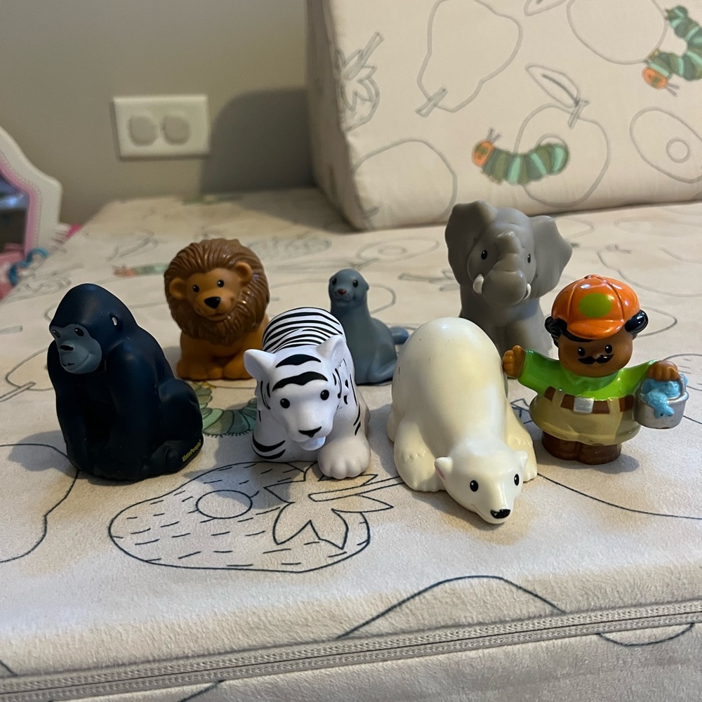 Animal Figurine Set with Explorer